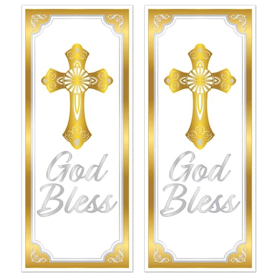 Beistle 6ft. God Bless Door Covers, 2ct.
